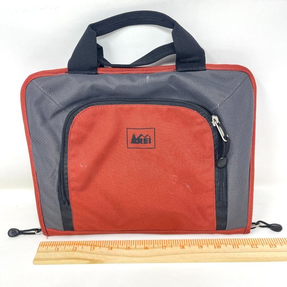 REI Tablet Laptop Ipad Protective Carrying Case Orange Gray - Picture 4 of 7